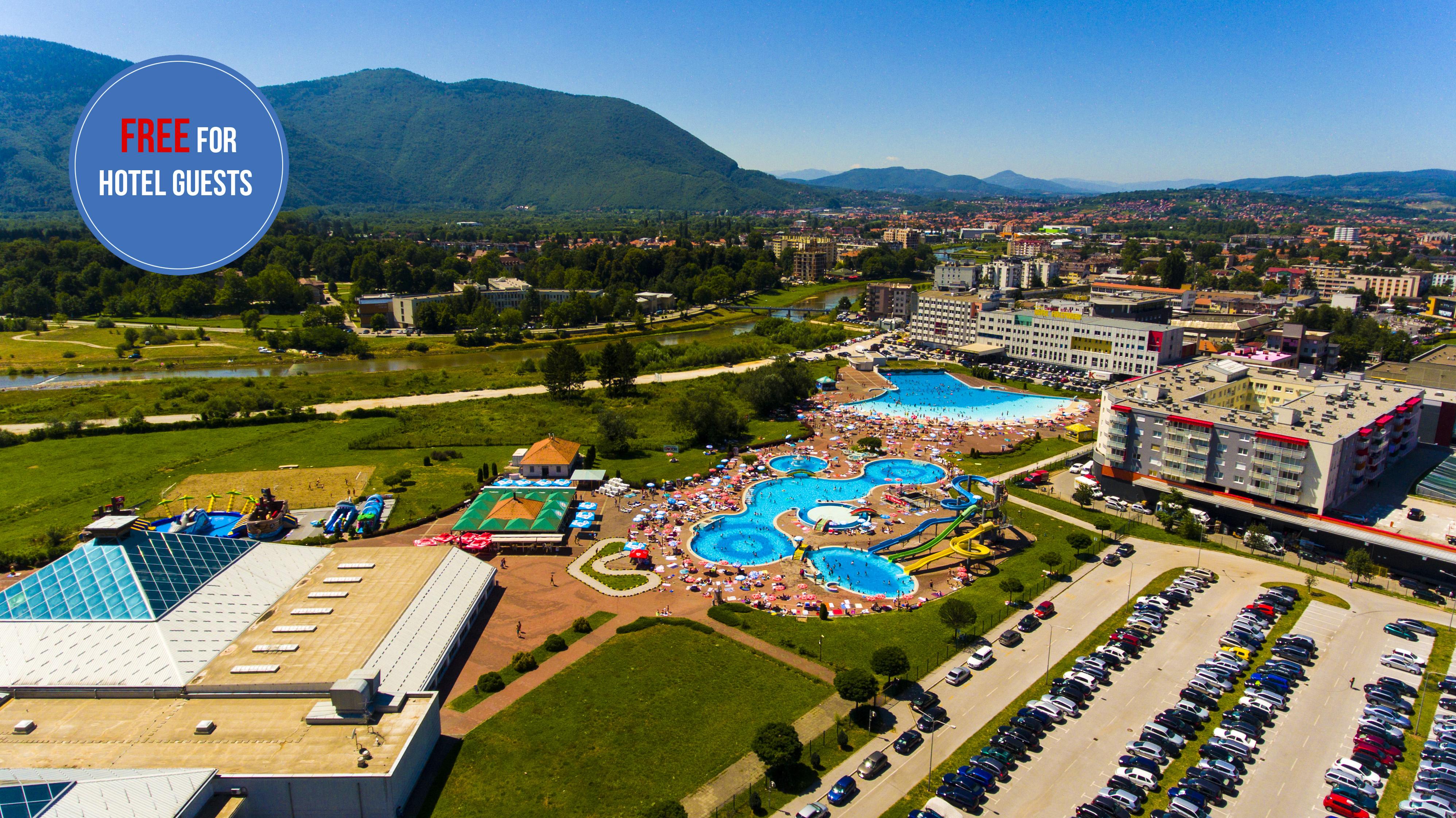Hotel Hills Sarajevo Congress & Thermal Spa Resort Ilidža Екстериор снимка View of the complex